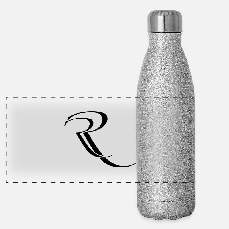 RR-Schriftzug Panorama Glitzer Isolierflasche 500 ml