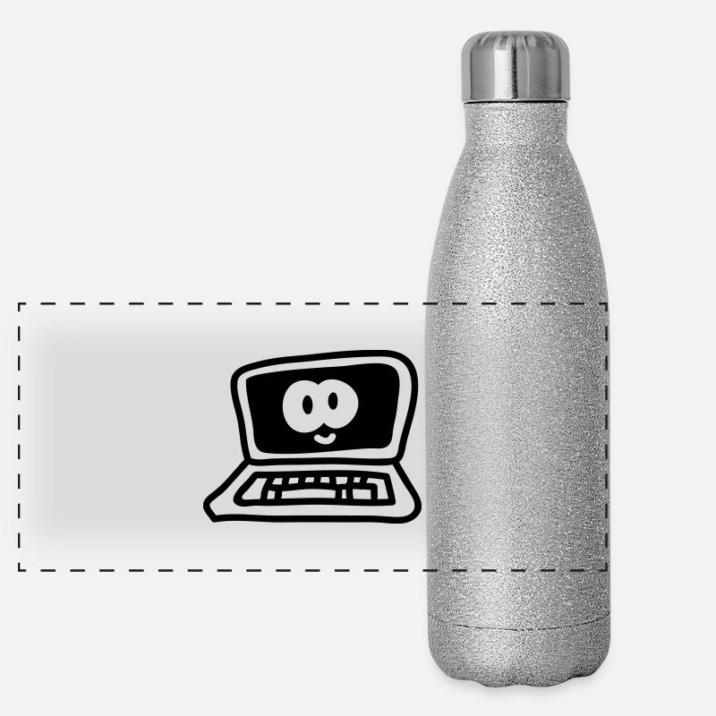 ordinateur portable - ligne Gourde isotherme panoramique pailletée 500 ml
