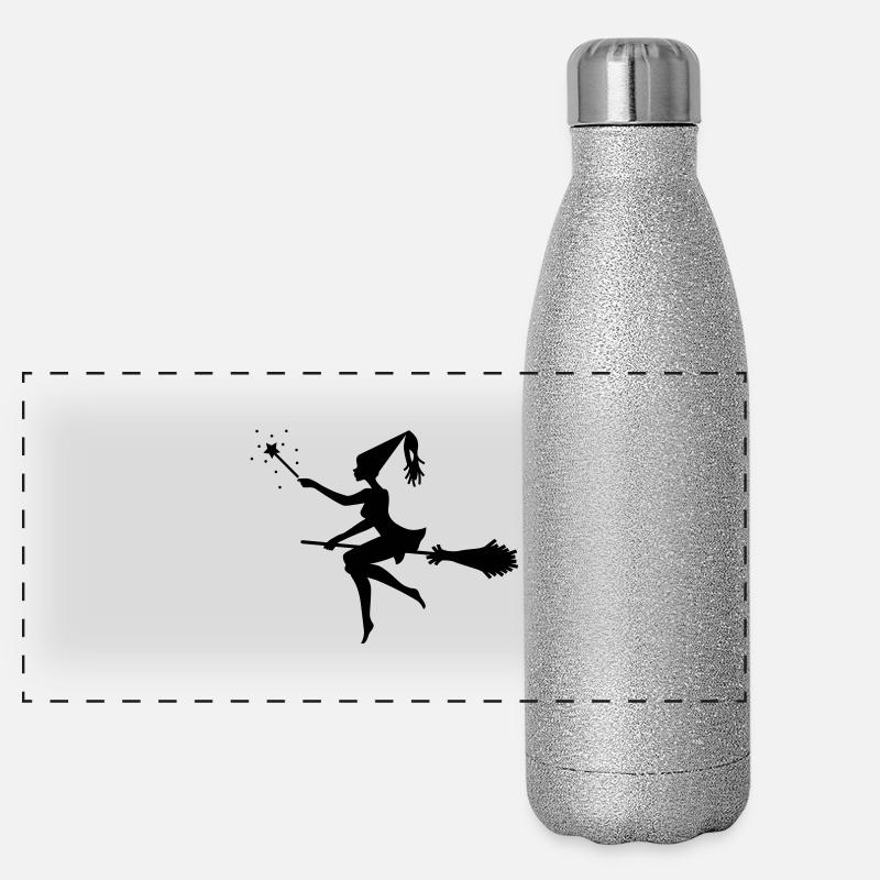 Sorcière Gourde isotherme panoramique pailletée 500 ml