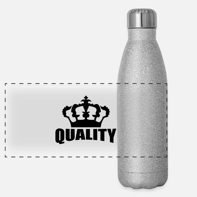 Quality Crown Design Panoramic Glitter Thermal Bottle 500 ml