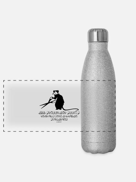 All StreetArt seem profound with an popular Xmas - Panoramic Glitter Thermal Bottle 500 ml - silver glitter - Front