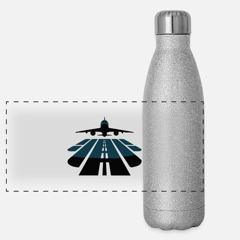 AÉROPORT Gourde isotherme panoramique pailletée 500 ml