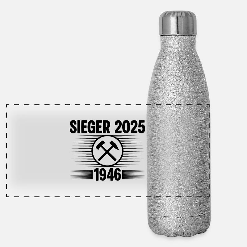 Erzgebirge Sieger 2025 Panorama Glitzer Isolierflasche 500 ml