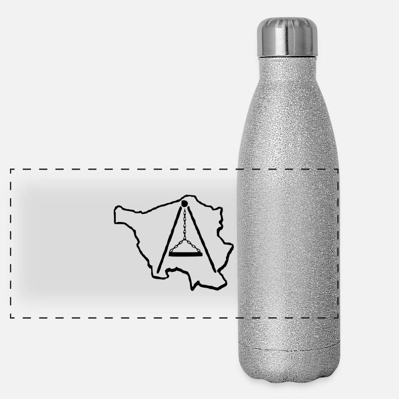 Saarland-Schwenker Panorama Glitzer Isolierflasche 500 ml