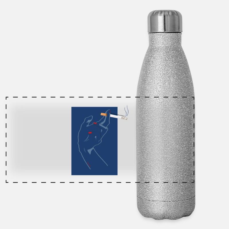 cigarette Gourde isotherme panoramique pailletée 500 ml