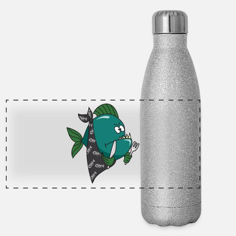 Piranha Gourde isotherme panoramique pailletée 500 ml