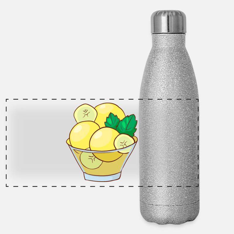 Eis Speiseeis Eiskrem Eiscreme Kugeleis Eisbecher Panorama Glitzer Isolierflasche 500 ml