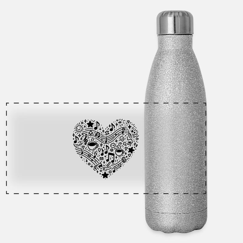 Everyday Love Panoramic Glitter Thermal Bottle 500 ml