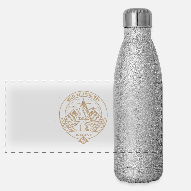 wild atlantic ireland Panoramic Glitter Thermal Bottle 500 ml