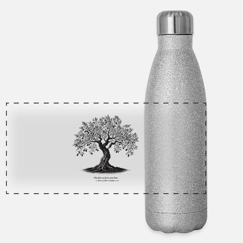 Olive tree Panoramic Glitter Thermal Bottle 500 ml