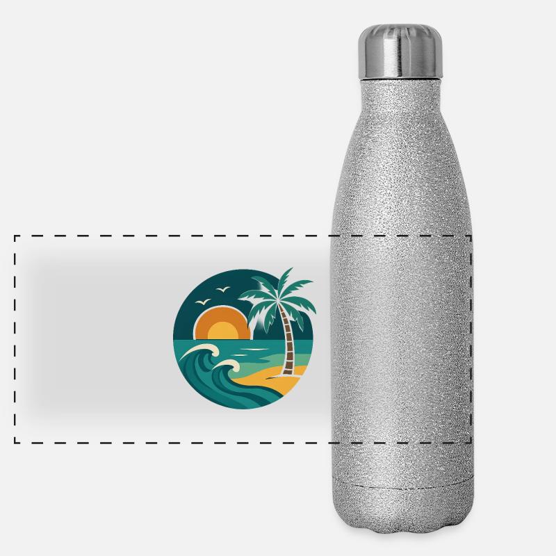 Panorama Glitzer Isolierflasche 500 ml