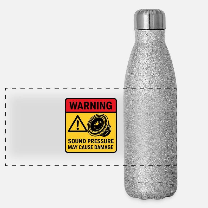 Audio Playback Warning Panoramic Glitter Thermal Bottle 500 ml