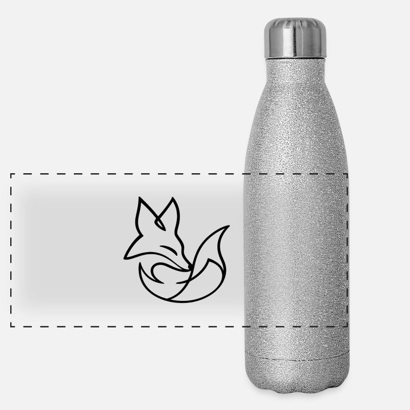 Panorama Glitzer Isolierflasche 500 ml