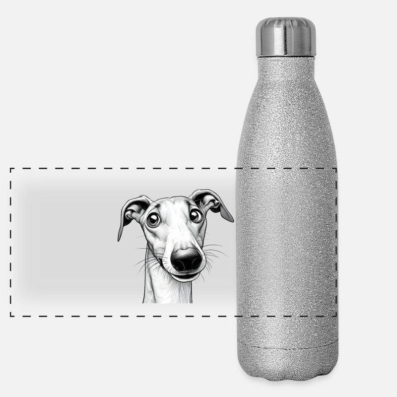 is what? mischievous greyhound Panoramic Glitter Thermal Bottle 500 ml