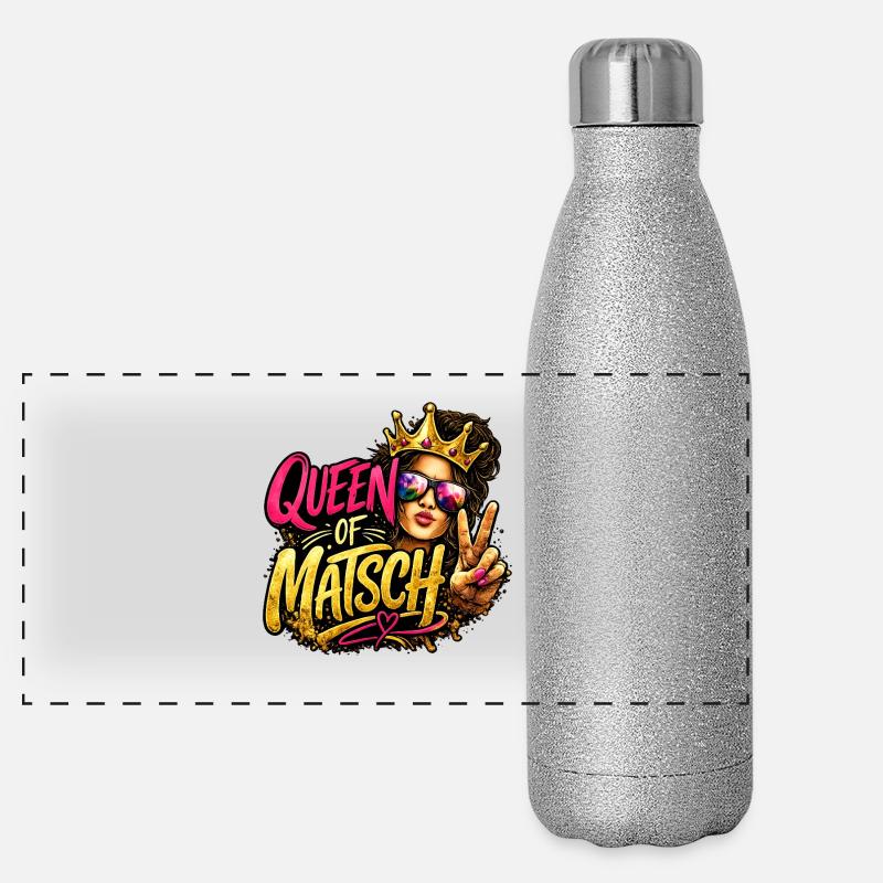 Queen of Mud Panoramic Glitter Thermal Bottle 500 ml