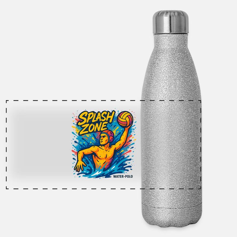 Splash Zone Water Polo Champion Panoramic Glitter Thermal Bottle 500 ml