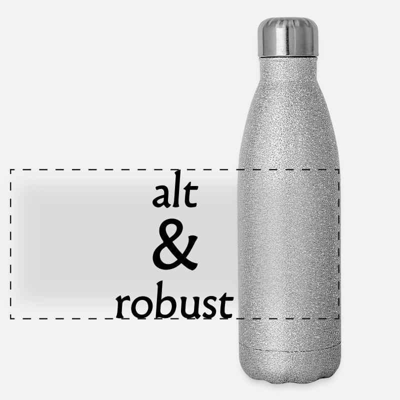 alt und robust Panorama Glitzer Isolierflasche 500 ml