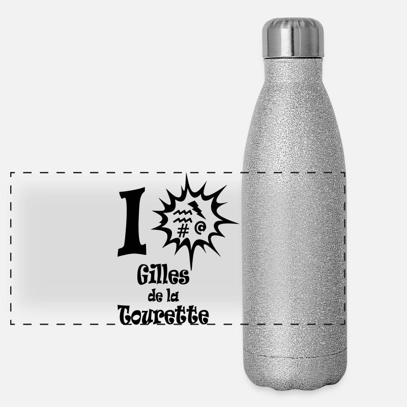 tourett Panorama Glitzer Isolierflasche 500 ml