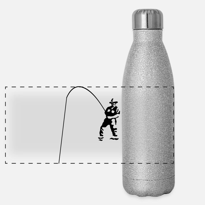 pêcheur Gourde isotherme panoramique pailletée 500 ml