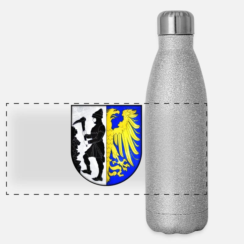 Bytom - Pologne Gourde isotherme panoramique pailletée 500 ml