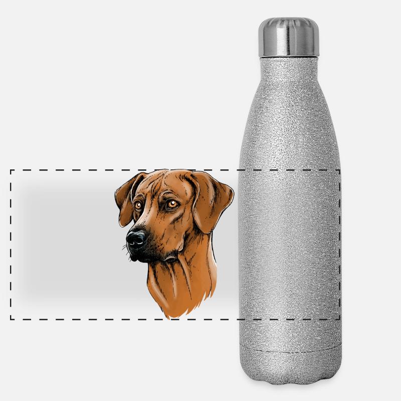 Rhodesian Ridgeback Panoramic Glitter Thermal Bottle 500 ml