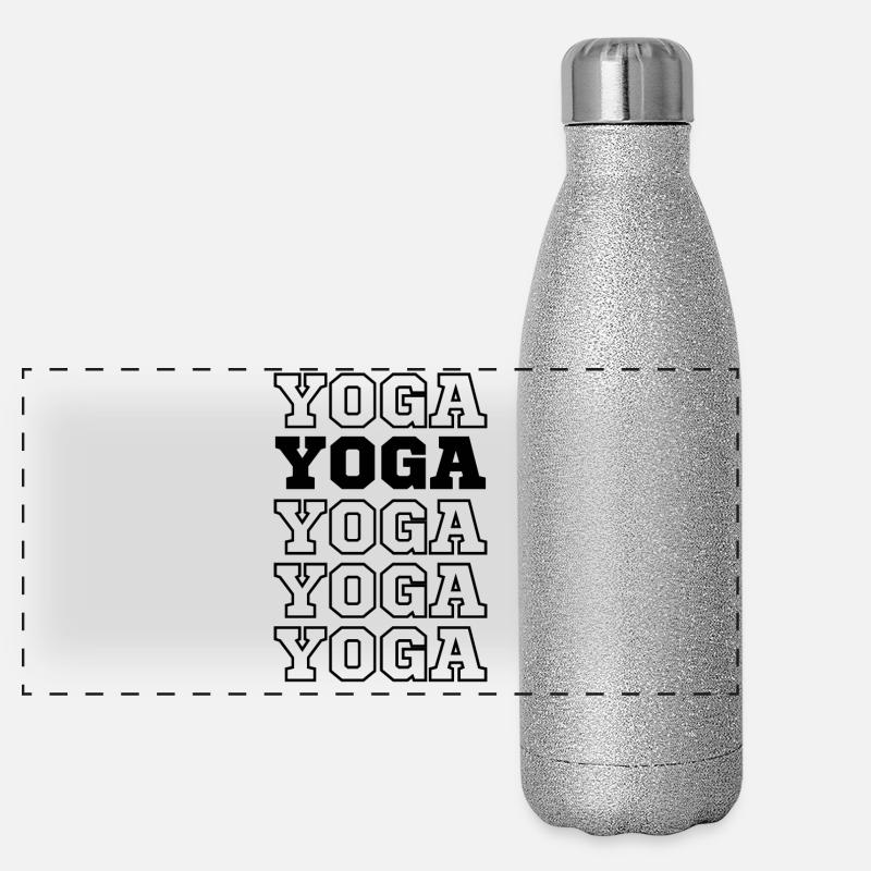 YOGA Gourde isotherme panoramique pailletée 500 ml