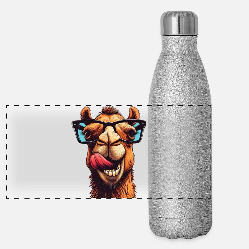 Camel Panoramic Glitter Thermal Bottle 500 ml