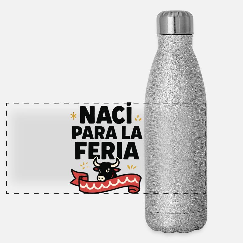 Naci para la feria Panorama Glitzer Isolierflasche 500 ml