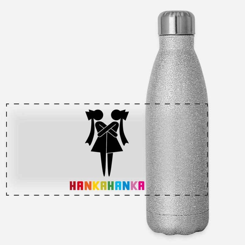 HANKAHANKA  Panorama Glitzer Isolierflasche 500 ml