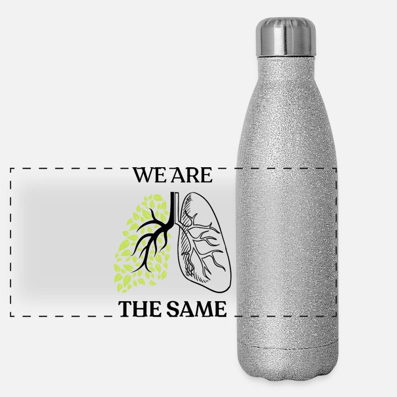 Wir sind gleich Panorama Glitzer Isolierflasche 500 ml