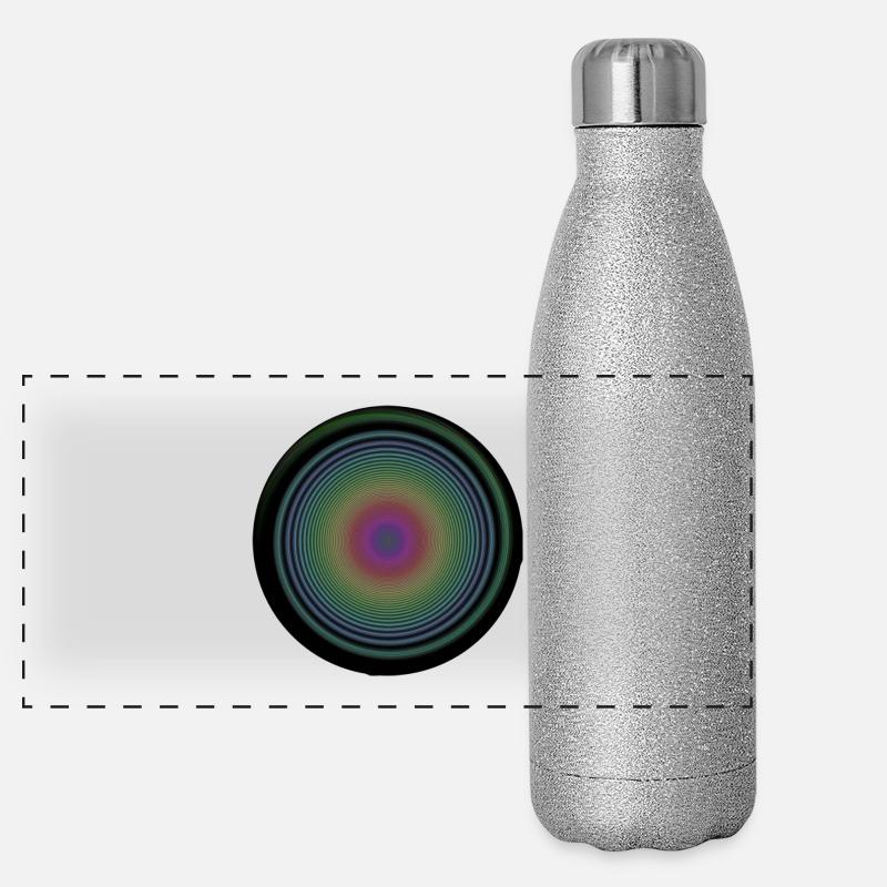 Spirale Panorama Glitzer Isolierflasche 500 ml