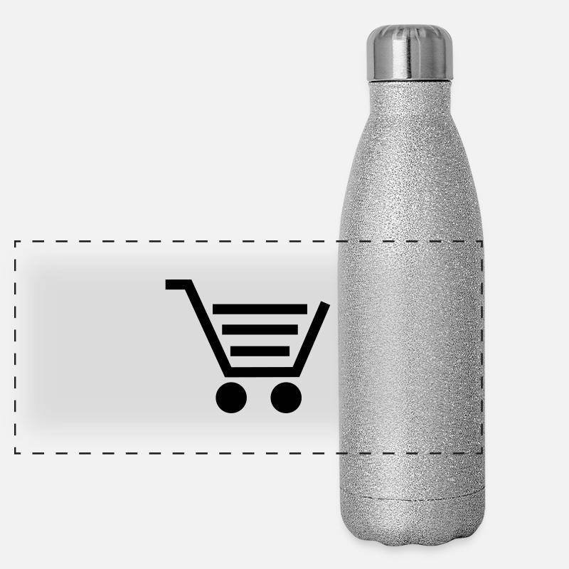 Shopping Cart stroller Panoramic Glitter Thermal Bottle 500 ml