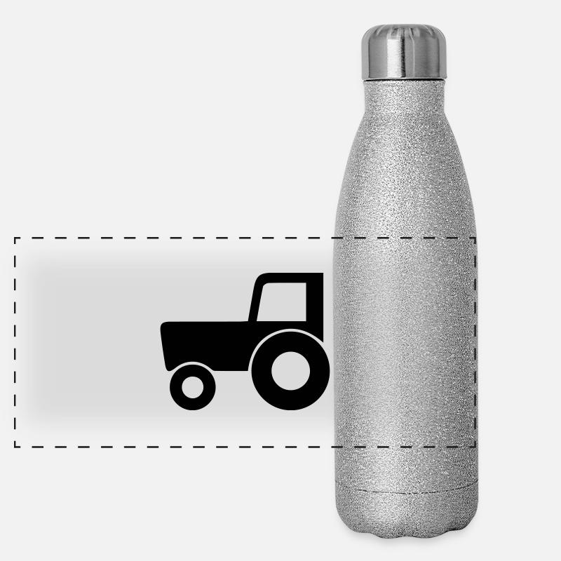 Trecker Panorama Glitzer Isolierflasche 500 ml