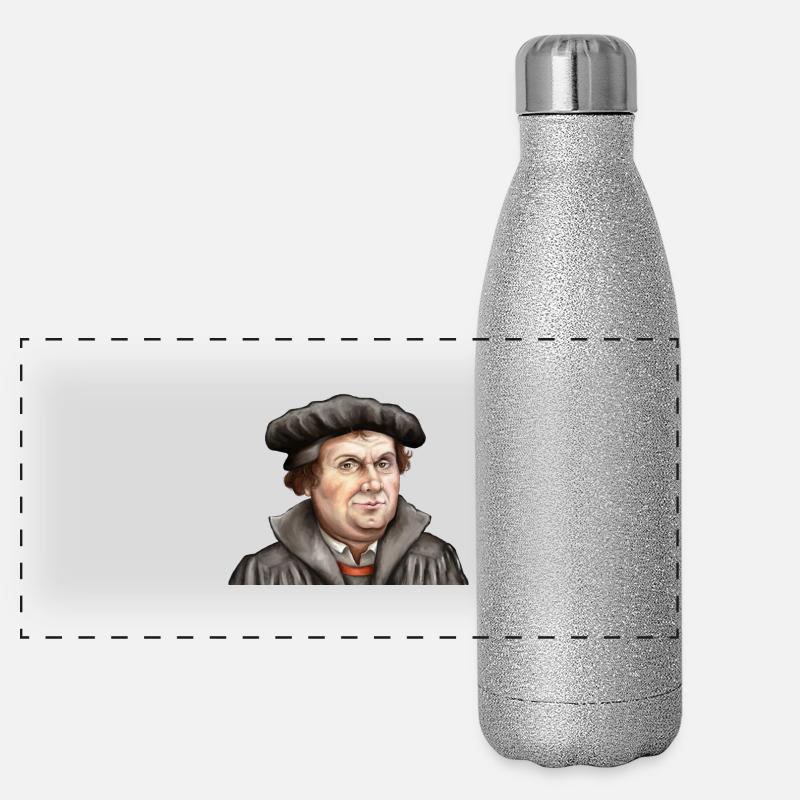 Martin Luther Panorama Glitzer Isolierflasche 500 ml