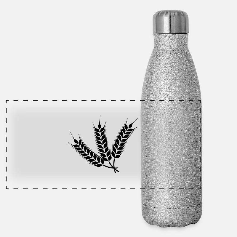 Gerste Panorama Glitzer Isolierflasche 500 ml