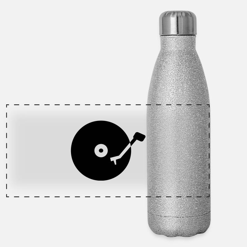 Turntable Panorama Glitzer Isolierflasche 500 ml