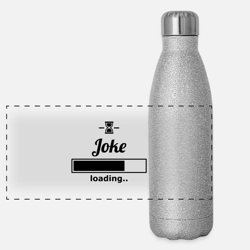 blague Gourde isotherme panoramique pailletée 500 ml