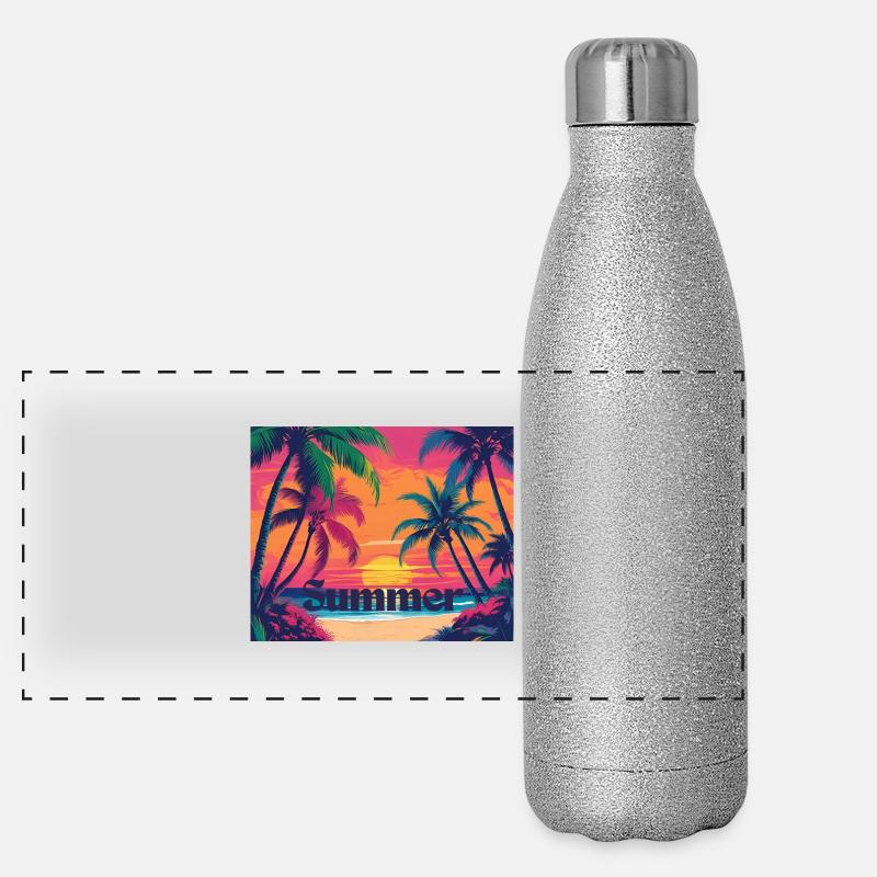 Buzzer Gourde isotherme panoramique pailletée 500 ml