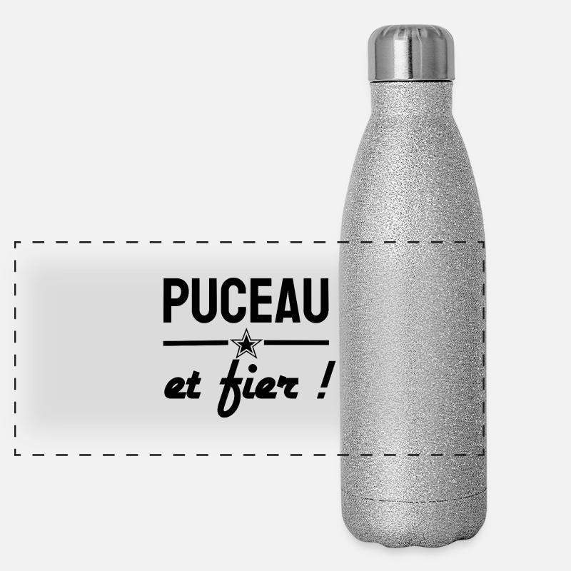 Humour Gourde isotherme panoramique pailletée 500 ml