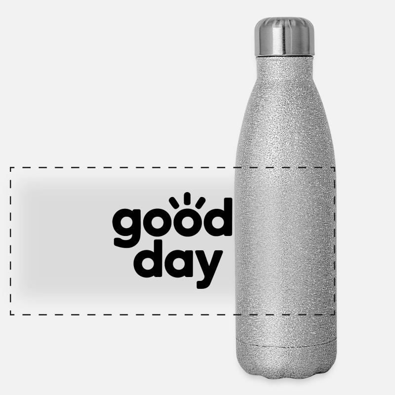 BONNE JOURNÉE Gourde isotherme panoramique pailletée 500 ml