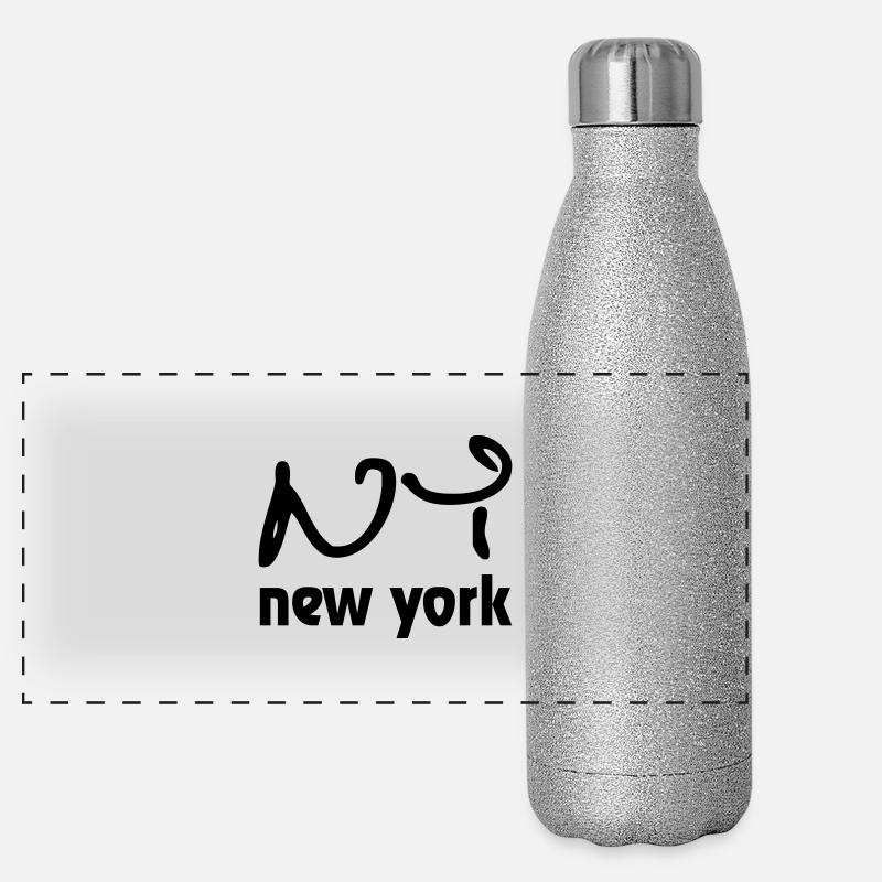 New York Gourde isotherme panoramique pailletée 500 ml
