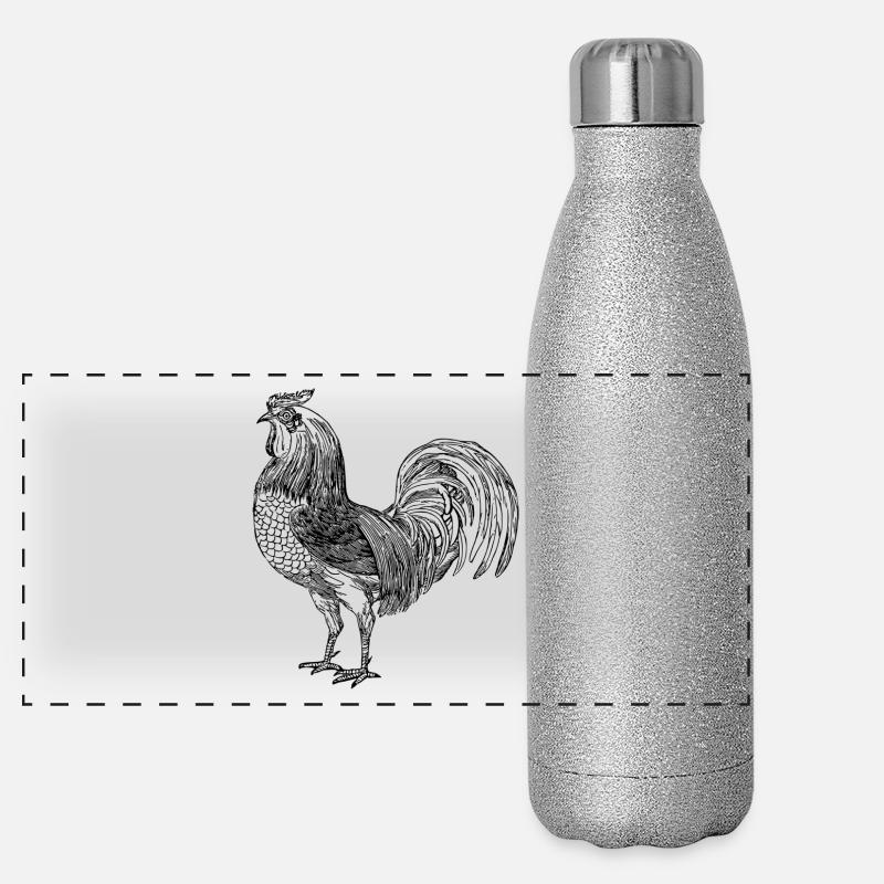 Hahn Panorama Glitzer Isolierflasche 500 ml