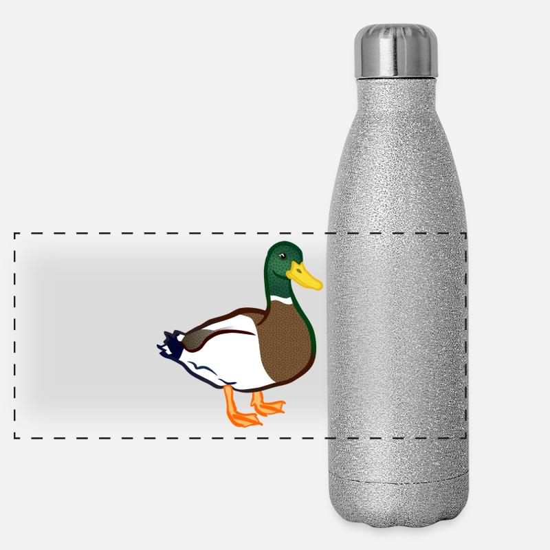 Ente Panorama Glitzer Isolierflasche 500 ml