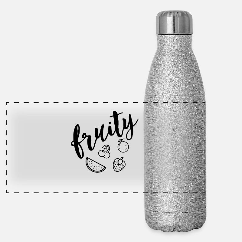 Fruity Panorama Glitzer Isolierflasche 500 ml