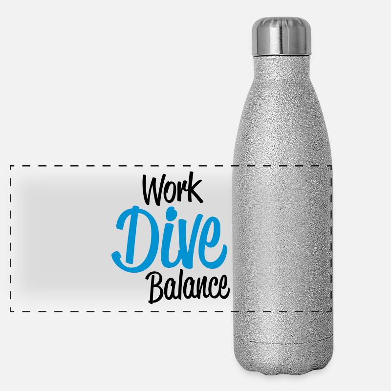 diving Panoramic Glitter Thermal Bottle 500 ml