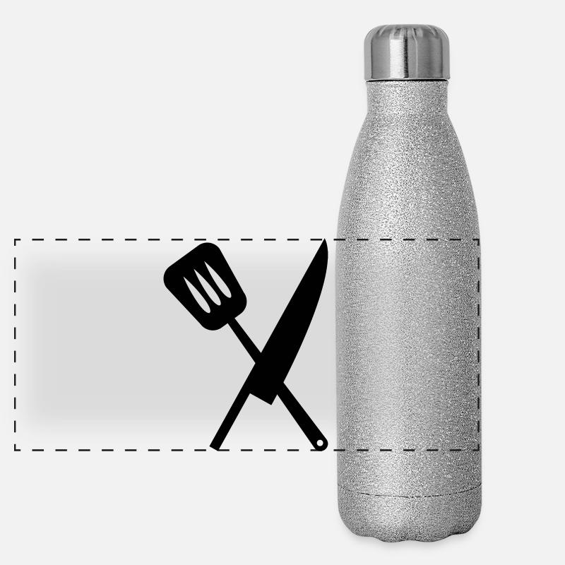 Cuisine Gourde isotherme panoramique pailletée 500 ml