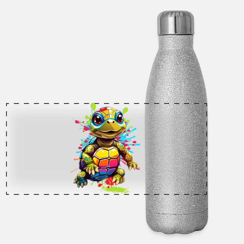 Turtle Panoramic Glitter Thermal Bottle 500 ml