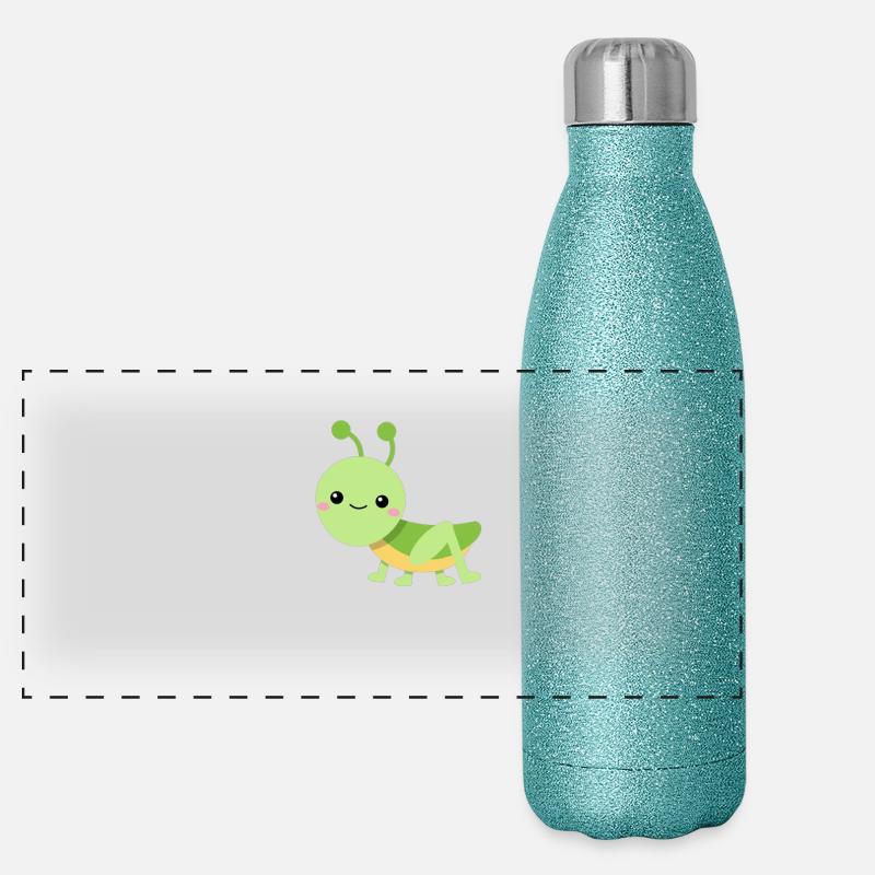 Lively grasshopper Panoramic Glitter Thermal Bottle 500 ml