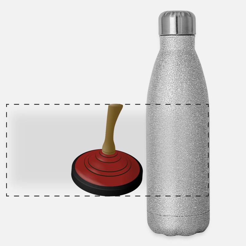 2025-EISSTOCK-rot Panorama Glitzer Isolierflasche 500 ml
