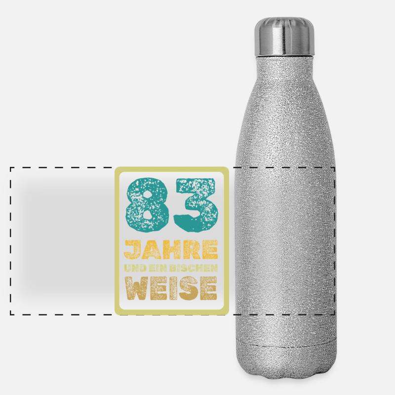 Alter 83 Panorama Glitzer Isolierflasche 500 ml